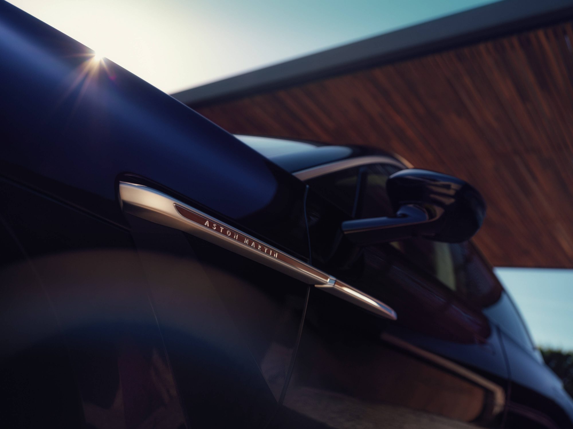 Detalle de la branquia lateral del Aston Martin DBX GT