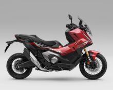Perfil de la Honda X-ADV 2027 roja