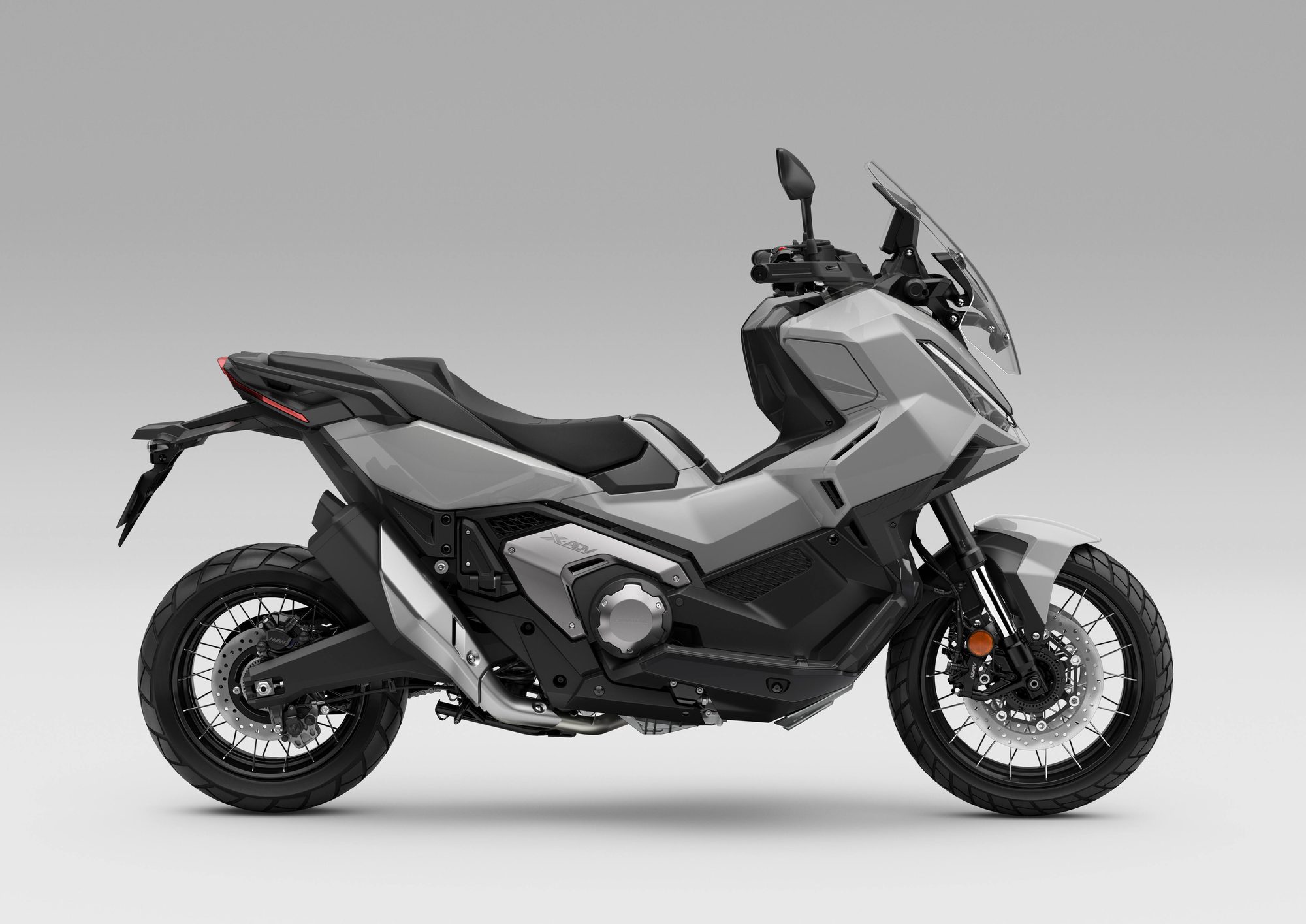 Perfil de la Honda X-ADV 2027 gris
