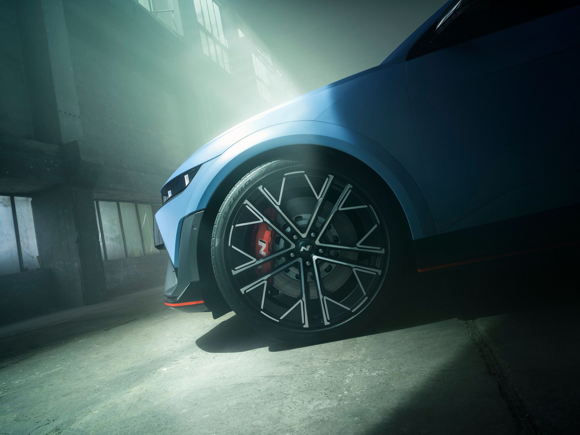 Rueda y pinza de freno del Hyundai IONIQ 5 N